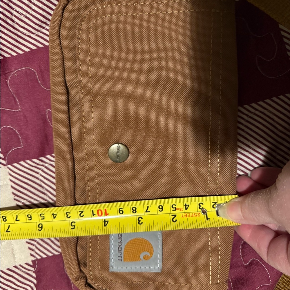 Carhartt Tan Canvas Crossbody Bag with Strap - Picture 6 of 6